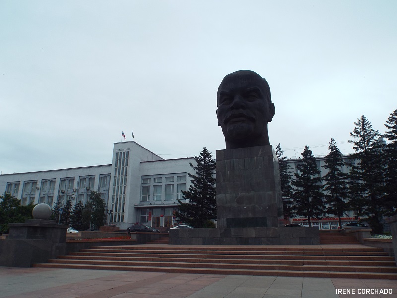 Cabeza de Lenin en Ulan-Ude, Rusia