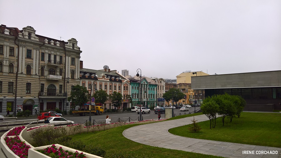 Calle en Vladivostok, Rusia